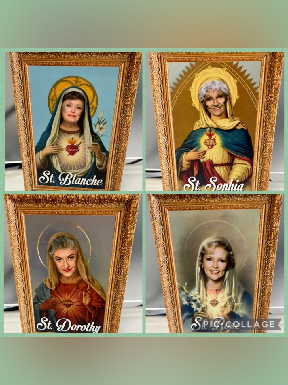 (3/$10) Golden Girls Sainted greeting cards